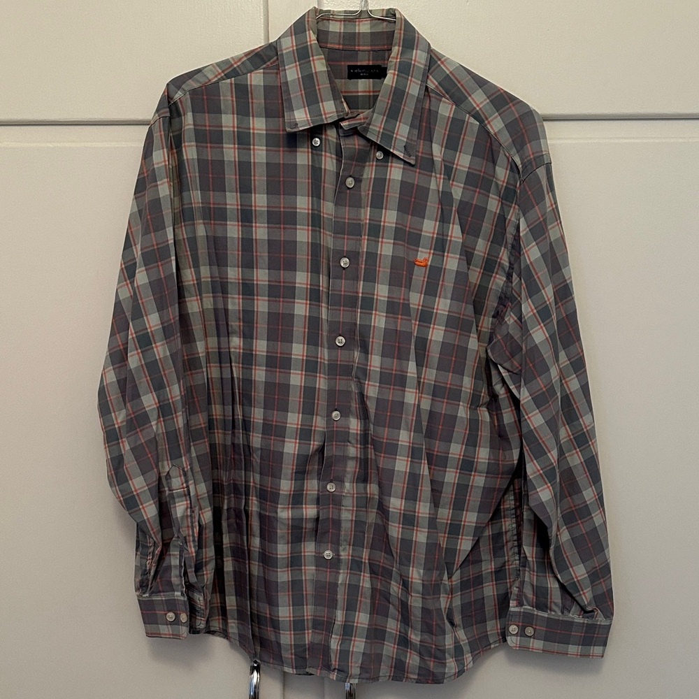 LIKE NEW Southern Marsh Men's Plaid Button-Up Shirt